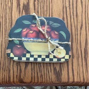 Apple Themed Coasters